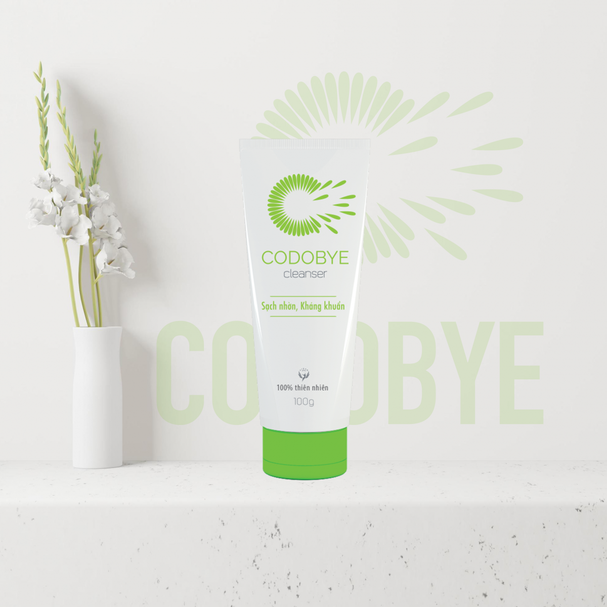 Sữa rửa mặt thảo dược thiên nhiên Codobye Cleanser