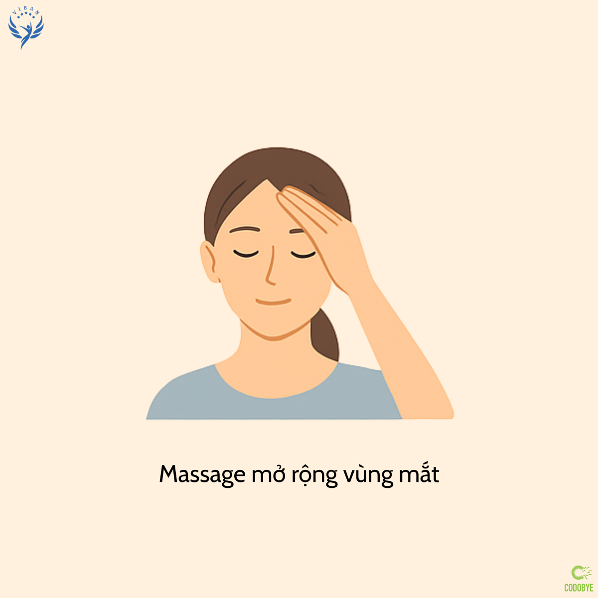 Massage mở rộng vùng mắt